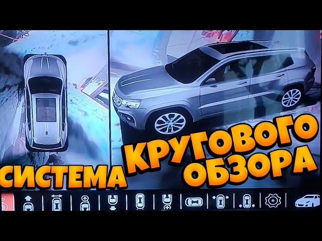 Система кругового обзора T5 3D PRO 360 для автомобиля / предварительное подключение к телевизору.