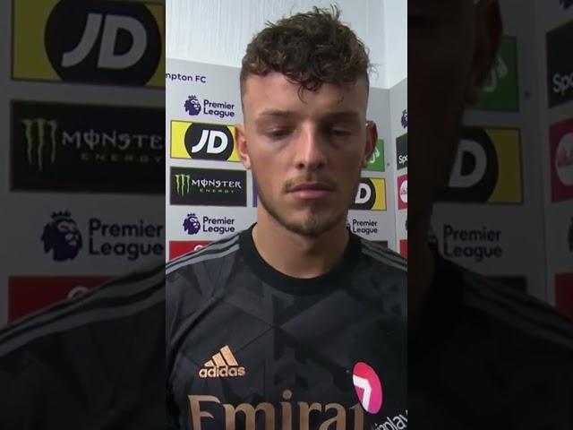 Ben White’s post match interview after the Southampton game is one to remember!