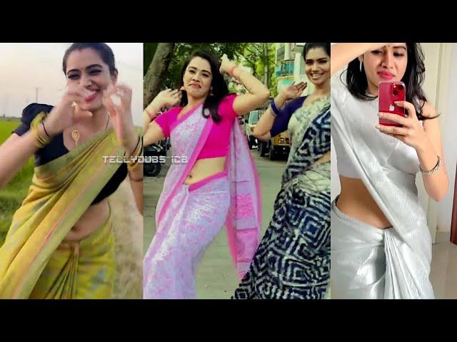 Aarthi subash tamil tv serial actress saree dance dubsmash video mix