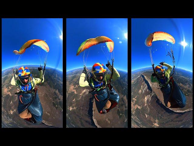 Massive Asymmetric Collapse Paragliding #shorts