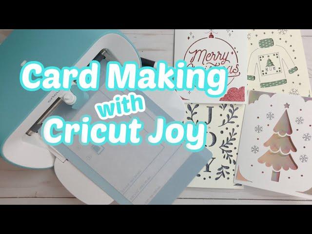 Card Making With Cricut Joy / Christmas in July 2023 #christmasmakes2023