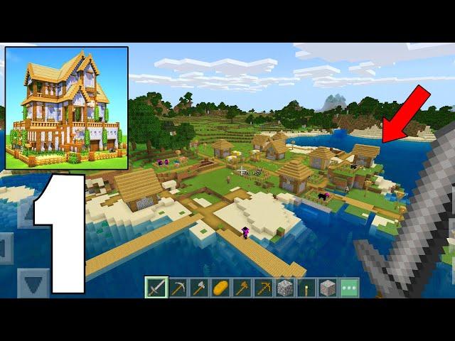 Build Craft: Master Block 3D - Survival Gameplay Part 1 - NEW START + VILLAGE