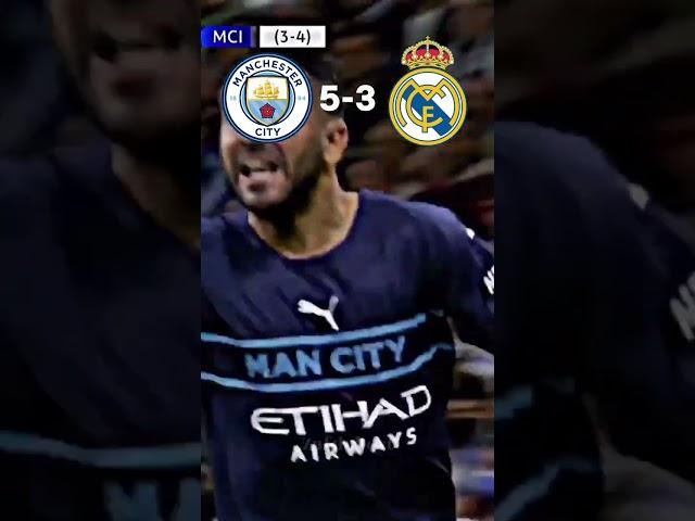 Real Madrid comeback against Manchester City 