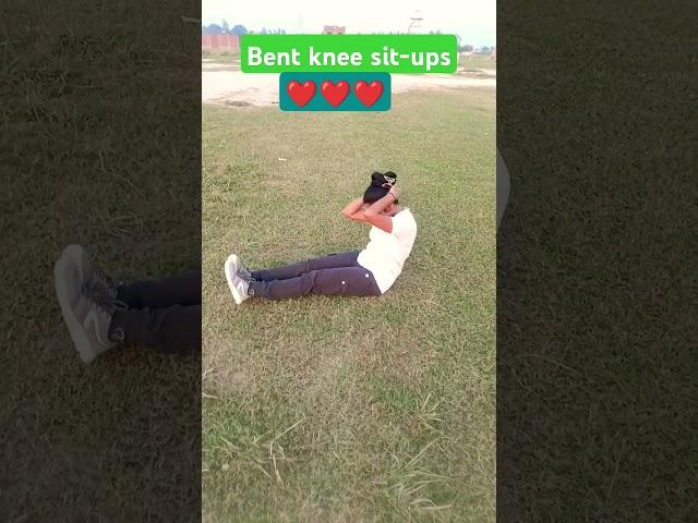 Bent knee sit -ups #army