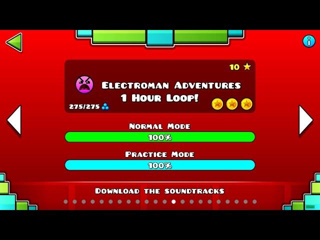 Electroman Adventures by Waterflame | 1 Hour Loop