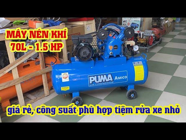 Máy nén khí piston 70L- 1.5 HP giá rẻ nhất cho tiệm vừa và nhỏ