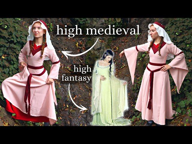 I made the historically "accurate" medieval dress that's now every high fantasy costume