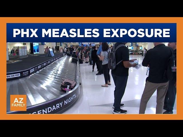 Visitors concerned after measles exposure at Phoenix airport