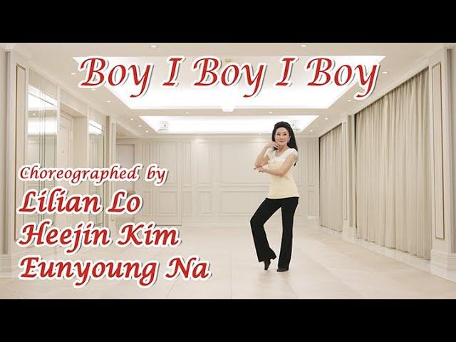 Boy I Boy I Boy - line dance by Lilian Lo, Heejin Kim & Eunyoung Na,  Intermediate, Tutorial 3:26