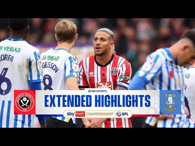 Sheffield United vs. Sheffield Wednesday: Extended Highlights | EFL Championship | CBS Sports Golazo