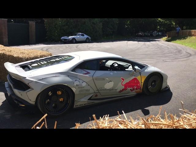 Mad Mikes Liberty Walk Redbull  Lamborghini Drift Car Is A Beast