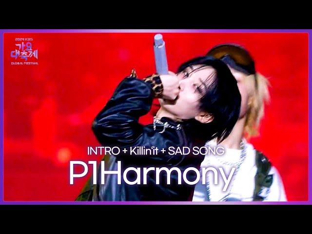 P1Harmony 피원하모니 - Intro + Killin' It + SAD SONG [2024 KBS Song Festival]  KBS WORLD TV 241220