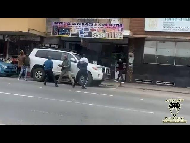 Successful Knife Fight With Multiple Carjackers