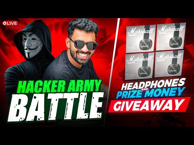 7000 PRICE MONEY FREE ENTRY ROOM  | HACKER ARMY BATTLE  | BGMI KANNADA LIVE | BGMI LIVE ROOM MATCH