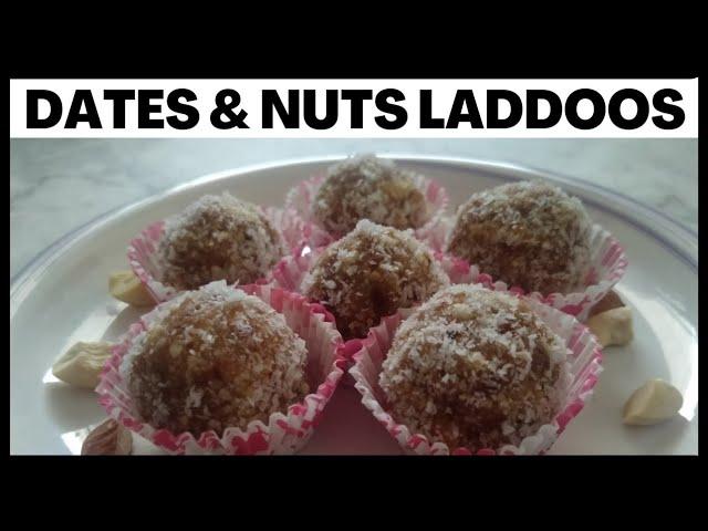 Dates & Nuts Laddoos | No Sugar, No Jaggery | #viral #easy  | By Vaishali's Kitchen Katha