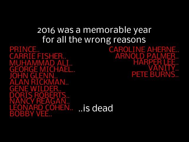 Dead in 2016 by Eromnim3