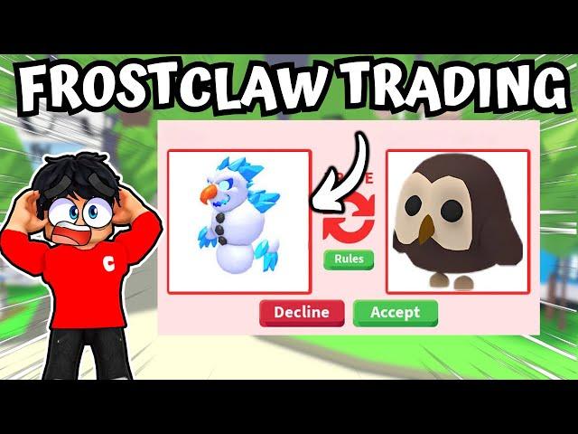 WIR TRADEN FROSTKLAUE in ADOPT ME! Adopt Me Trading Challenge