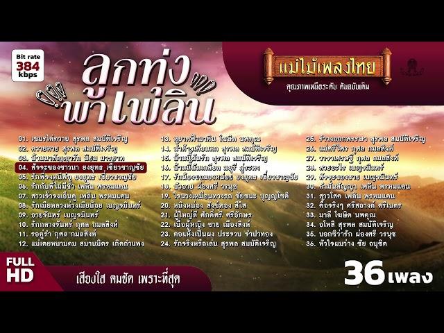 รวมเพลง ลูกทุ่ง พาเพลิน 36 เพลง #เพลงต้นฉบับ #แม่ไม้เพลงไทย