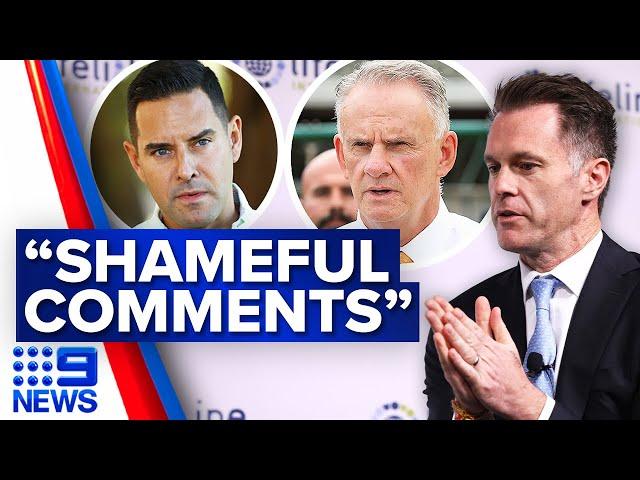 NSW Premier Chris Minns slams Mark Latham over homophobic tweet | 9 News Australia