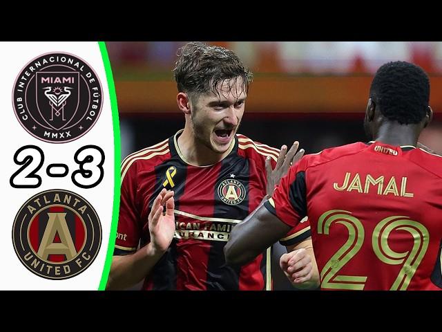 Inter Miami - Atlanta United 2:3 - All Goals & Highlights - Messi's team is eliminated