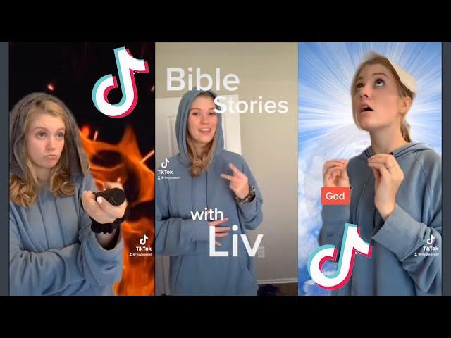 every "Bible Stories with Liv" tiktok EVER.