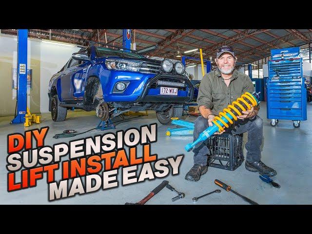 DIY LIFT KIT INSTALL SECRETS! How to install a 4x4 lift kit at home in half a day