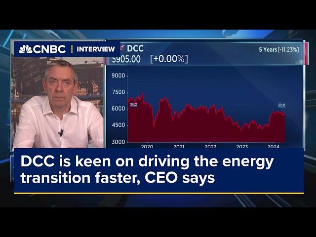 DCC is keen on driving the energy transition faster, CEO says