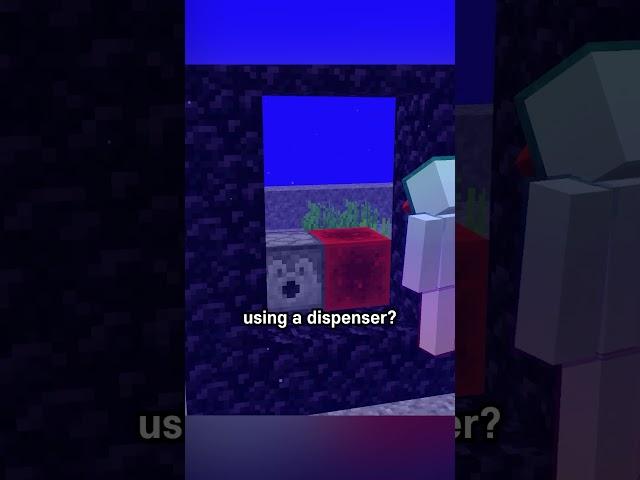 can you create a portal underwater?