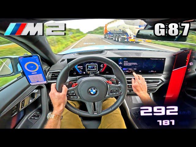 BMW M2 G87 pushed to its LIMIT on AUTOBAHN!