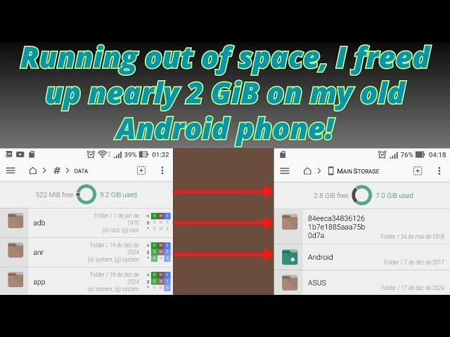 I freed up nearly 2 GiB on my old Android phone! FX file explorer and Root.
