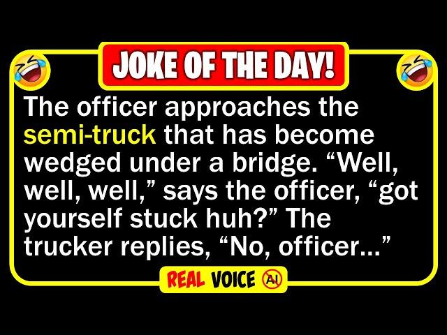  BEST JOKE OF THE DAY! - A truck driver sees a sign that reads "Low Bridge Ahead"... | Funny Jokes