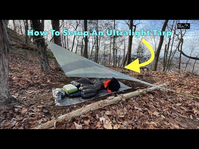 5 Ways I Like To Setup My Ultralight Tarp