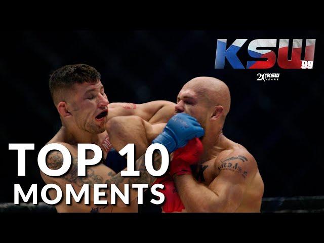 10 najlepszych momentów gali KSW 99 | TOP 10 Moments