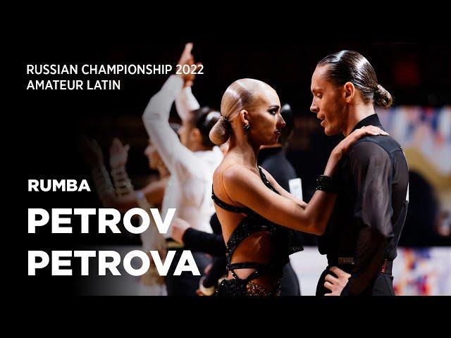 Egor Petrov - Daria Petrova | Rumba | Final | Amateur Latin | Russian Championship 2022
