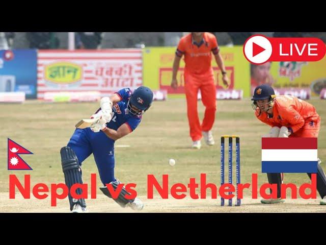 Nepal Vs Netherlands | Tri-Nation T20 Series 2025
