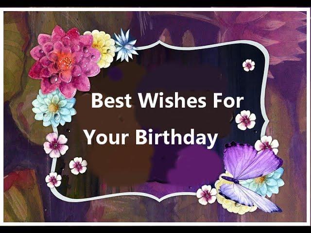 Best Wishes For Your Birthday