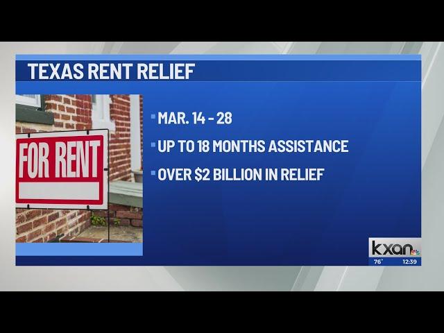 Texas rent relief program applications now open