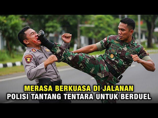 VIRAL‼️POLISI AROGAN KENA APES KARENA MENABRAK SEORANG TENTARA DENGAN MOBIL‼️BEGINILAH AKIBATNYA