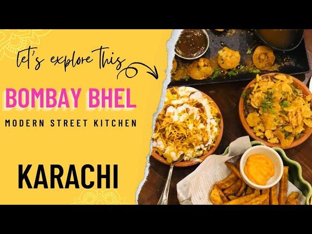 Indian Style Street Food At Bombay Bhel || Sindhi Muslim Karachi