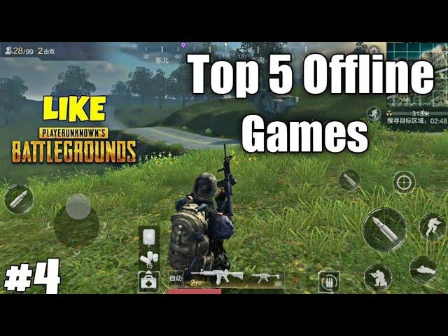 Top 5 Offline Games Like Pubg | Offline Battleground Games