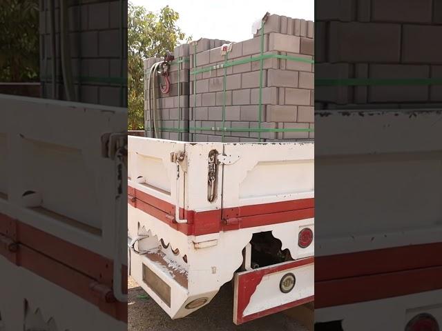 Crane IB bricks for costumer build home #shorts  #bricktechnology #buildingmaterial #machine #bricks