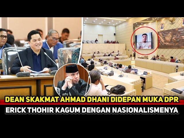 BIKIN BULU KUDU MERINDING! Keberanian Dean James didepan DPR tuai pujian~Ahmad Dhani dibuat terdiam