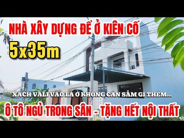 NHÀ BÌNH CHÁNH ĐẸP, Bán nhà tặng full nội thất, SHR, rộng 175m2 thổ, trả trước 1 TỶ nhận nhà ở