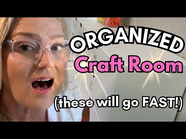 RUN for this *NEW* Organizing Tool! 10 Minute Craft Room Organization 2024