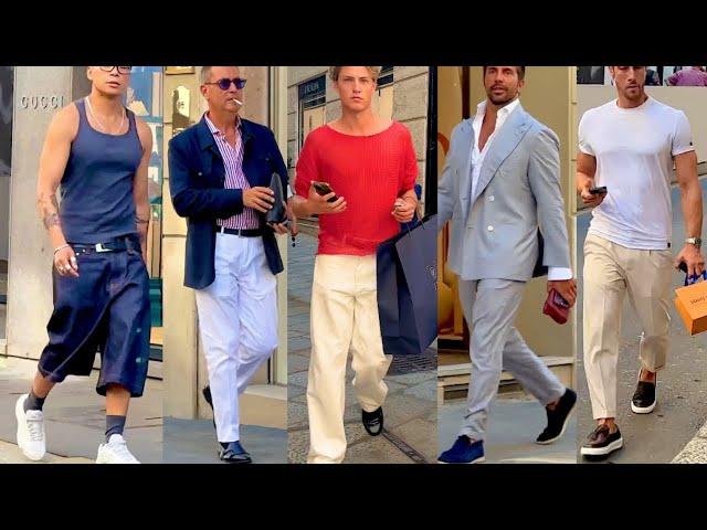 June 2025 Men’s Street Style during the Milan Men’s Fashion Week SS26 | Summer Men’s Fashion