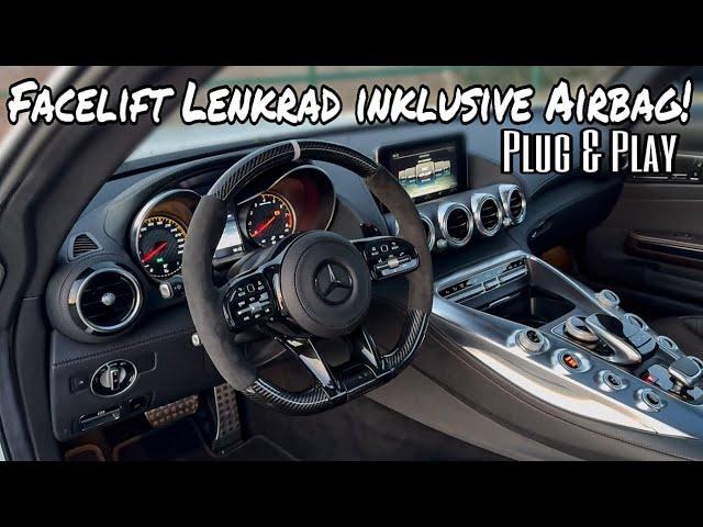 New facelift steering wheel for my AMG GT-S!! PLUG & PLAY retrofit | DMP Car Design