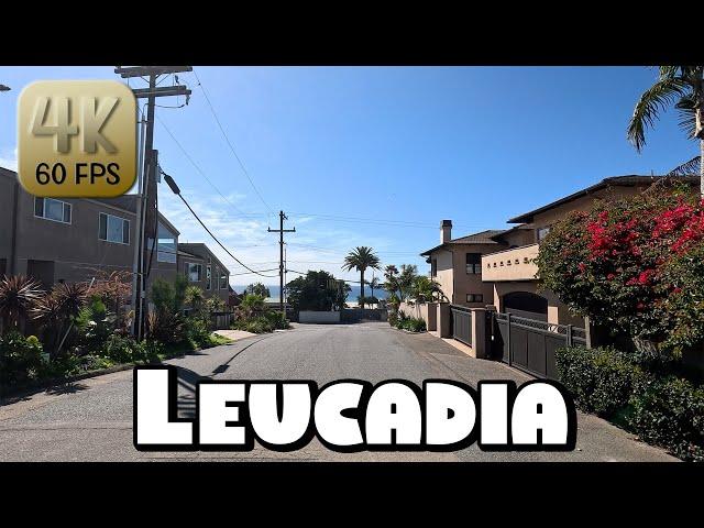 Driving Around Beautiful Leucadia, California in 4k Video