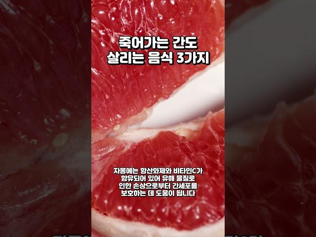 죽어가는 간도 살리는 음식 3가지 #건강 #건강정보 #건강상식 #간건강 #쇼츠 #shorts