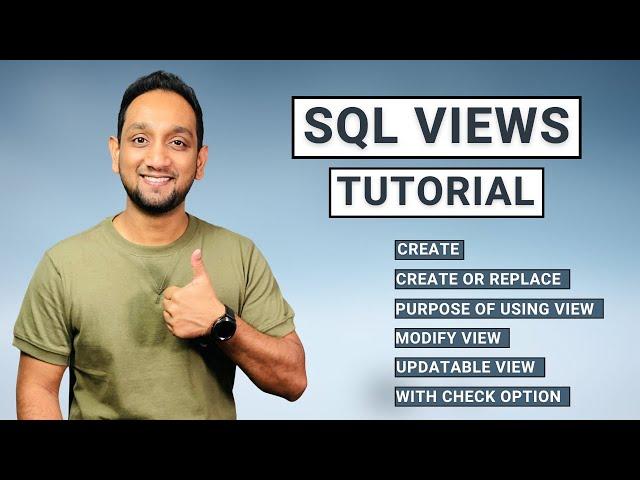 SQL Views Tutorial | VIEWS in SQL Complete Tutorial