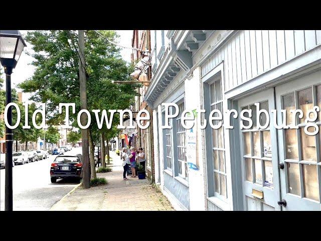 [4K] WALKING: Downtown Historic Old Towne Petersburg